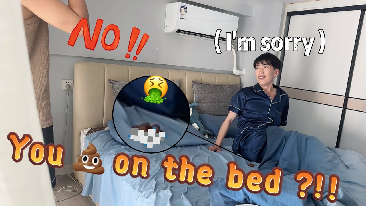 He Decided To Break Up With Me💔... Because He Couldn't Stand My Farts💨? Gay Couple Bed Poop Prank🤣